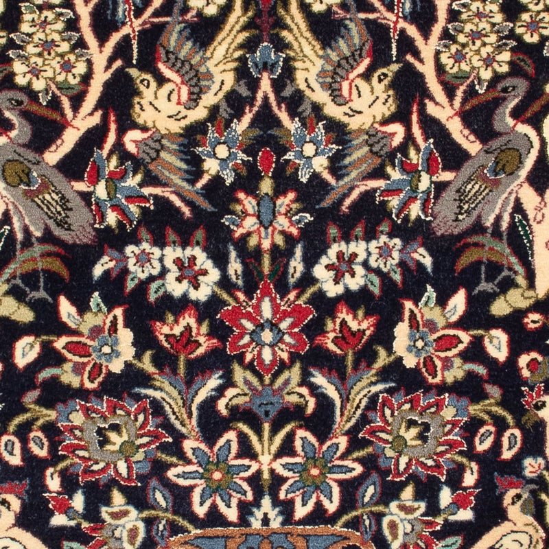 Alfombra Persa - Isfahan - Prima - 98 x 70 cm - azul oscuro