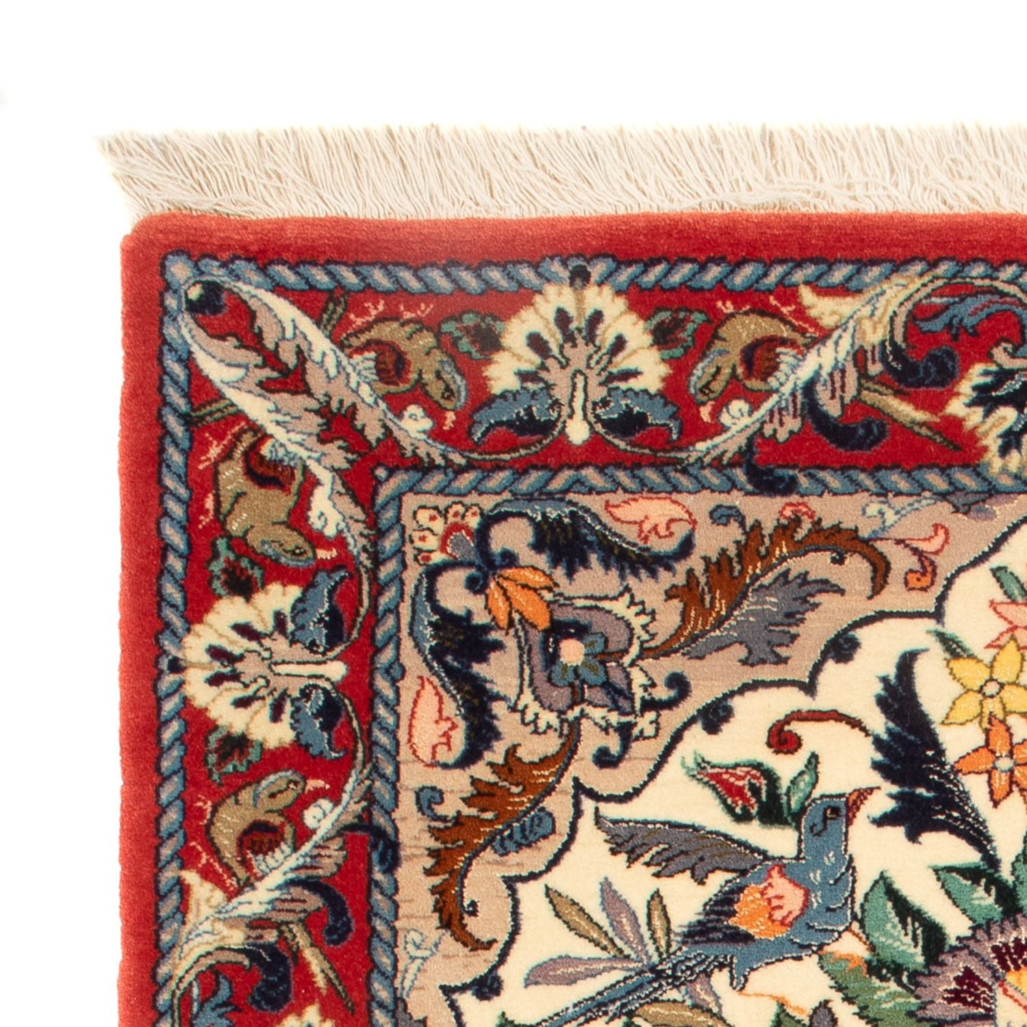 Alfombra Persa - Isfahan - Prima - 97 x 70 cm - crema