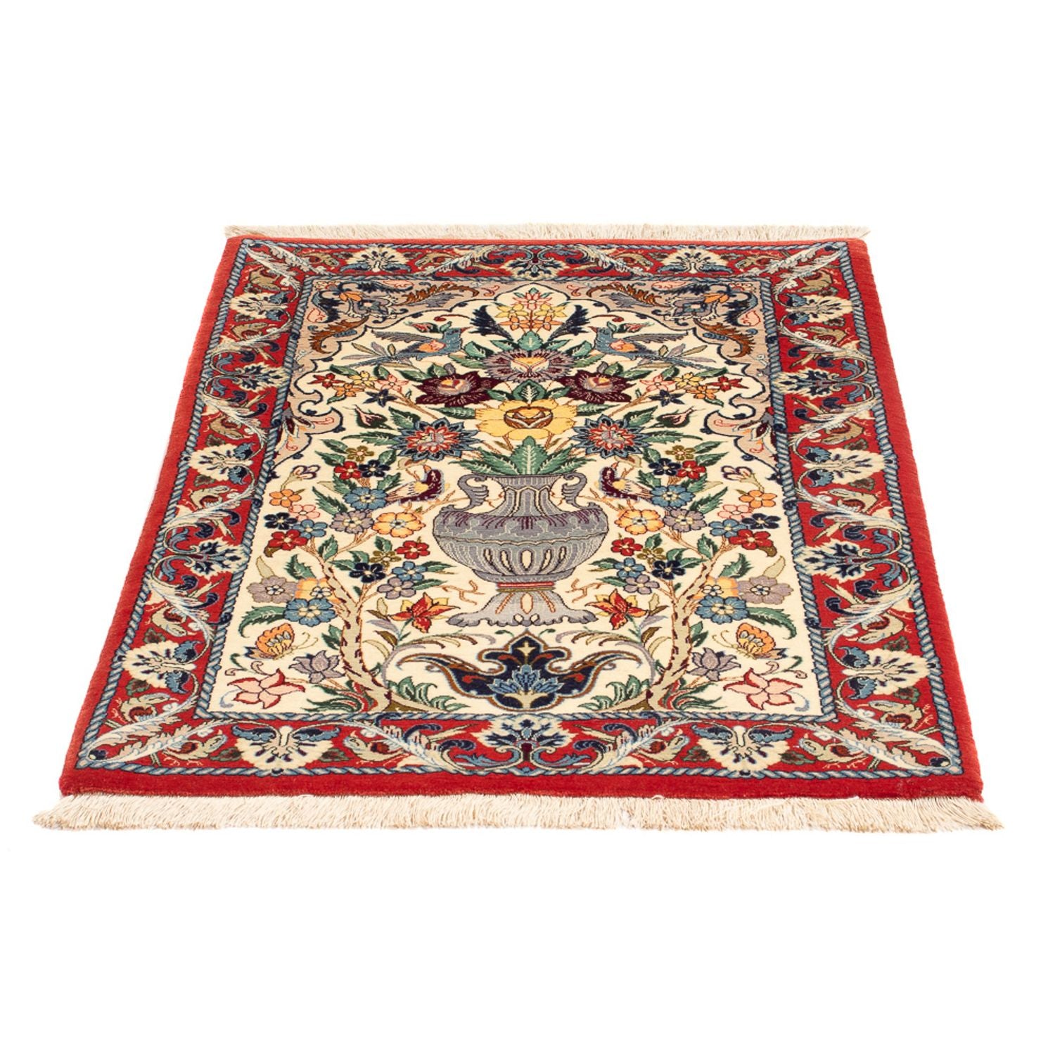 Alfombra Persa - Isfahan - Prima - 97 x 70 cm - crema