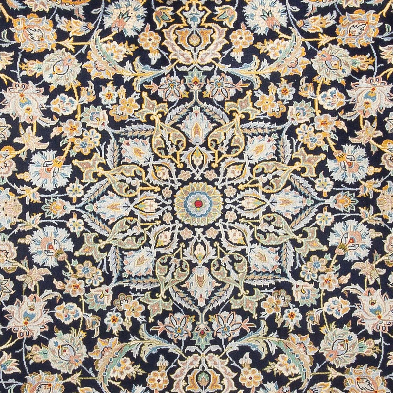 Alfombra persa - Keshan - 408 x 292 cm - azul oscuro