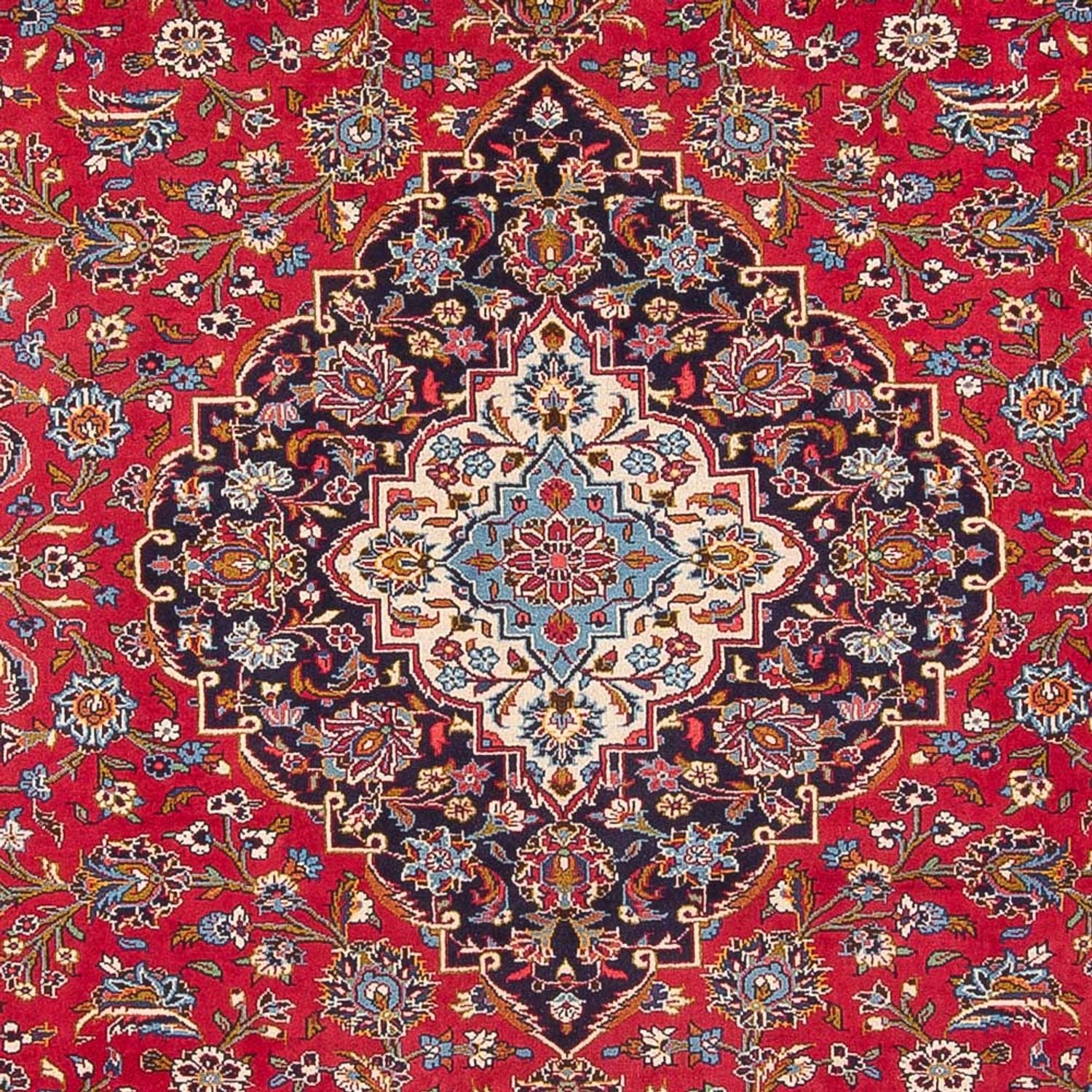 Alfombra persa - Keshan - 397 x 300 cm - rojo