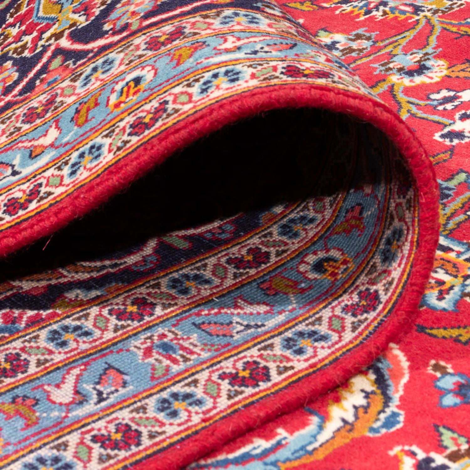Alfombra persa - Keshan - 397 x 300 cm - rojo