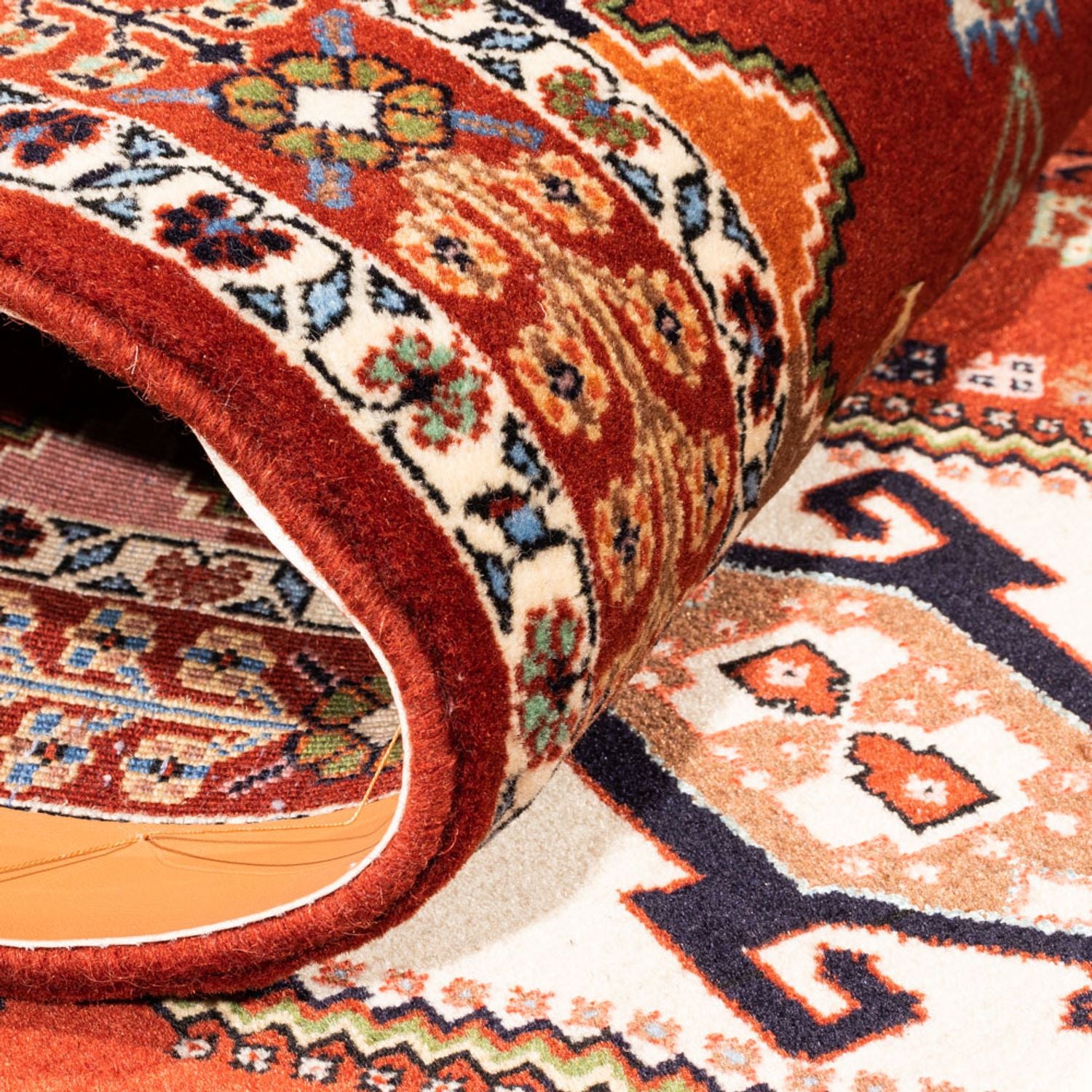 Alfombra de pasillo Alfombra Gabbeh - Persa Kashkuli - 213 x 85 cm - rojo
