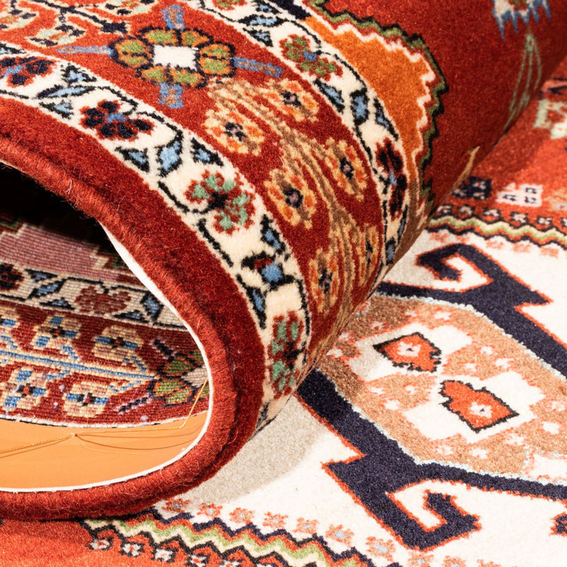 Alfombra de pasillo Alfombra Gabbeh - Persa Kashkuli - 213 x 85 cm - rojo