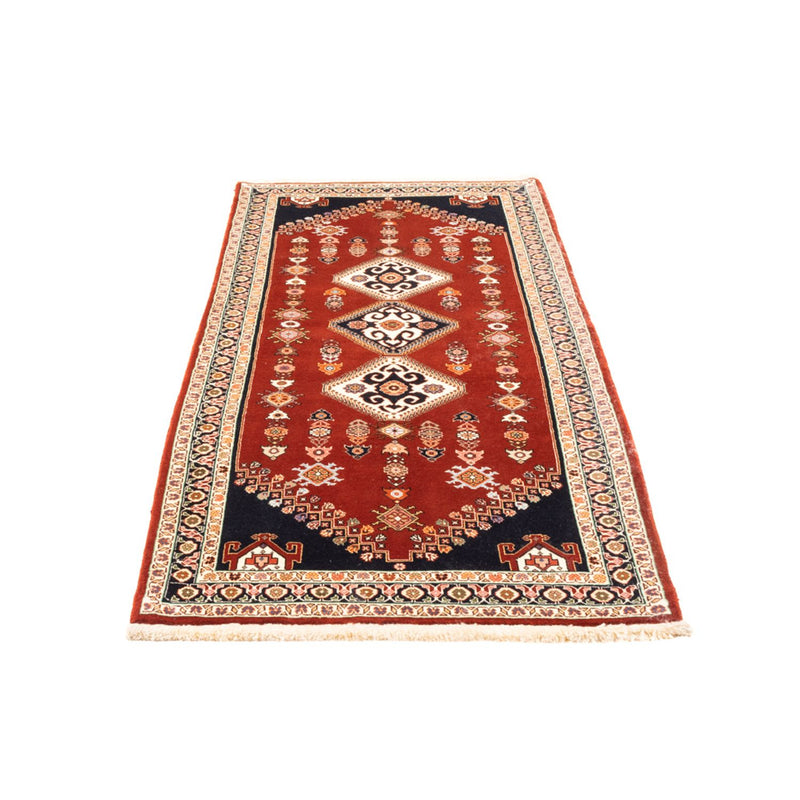 Alfombra de pasillo Alfombra Gabbeh - Persa Kashkuli - 198 x 86 cm - rojo