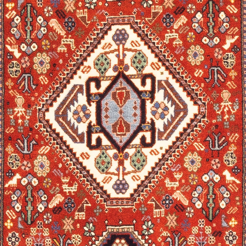 Alfombra de pasillo Alfombra Gabbeh - Persa Kashkuli - 191 x 73 cm - naranja
