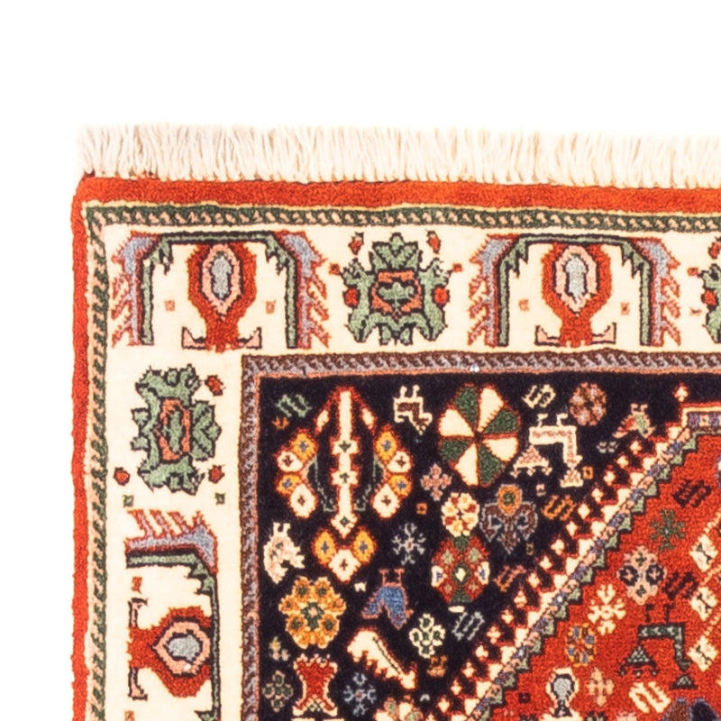 Alfombra de pasillo Alfombra Gabbeh - Persa Kashkuli - 191 x 73 cm - naranja