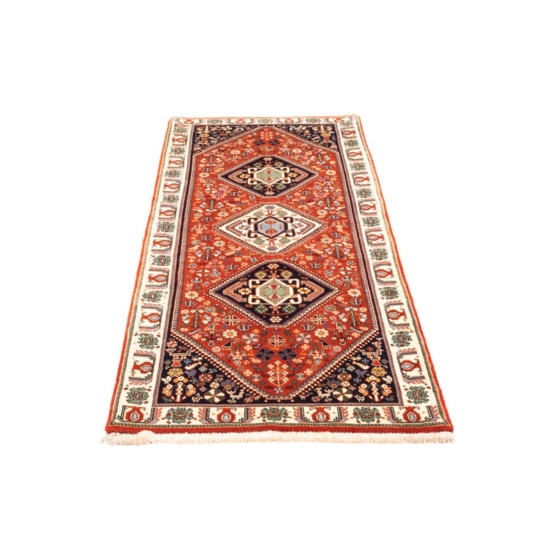 Alfombra de pasillo Alfombra Gabbeh - Persa Kashkuli - 191 x 73 cm - naranja