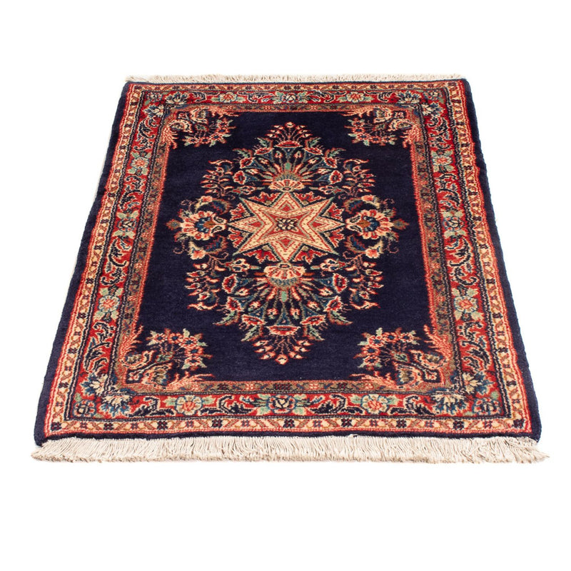 Alfombra persa - Clásica - 100 x 67 cm - azul oscuro