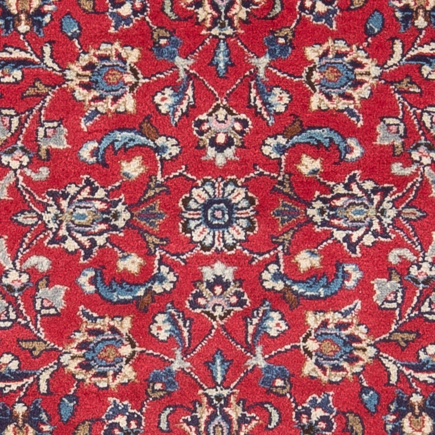 Alfombra persa - Keshan - 142 x 73 cm - rojo