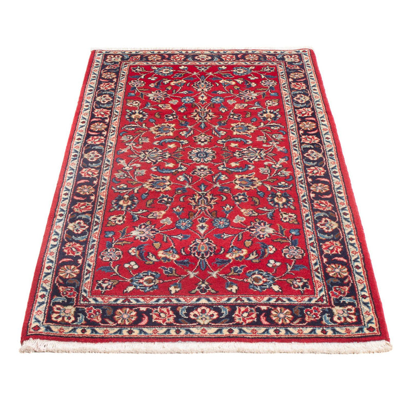 Alfombra persa - Keshan - 142 x 73 cm - rojo