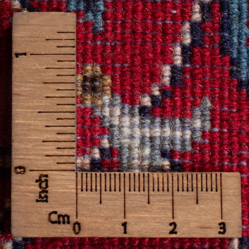 Alfombra persa - Keshan - 142 x 73 cm - rojo