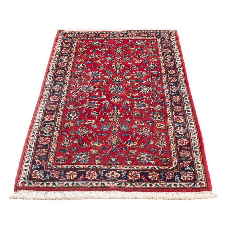 Alfombra persa - Keshan - 135 x 70 cm - rojo