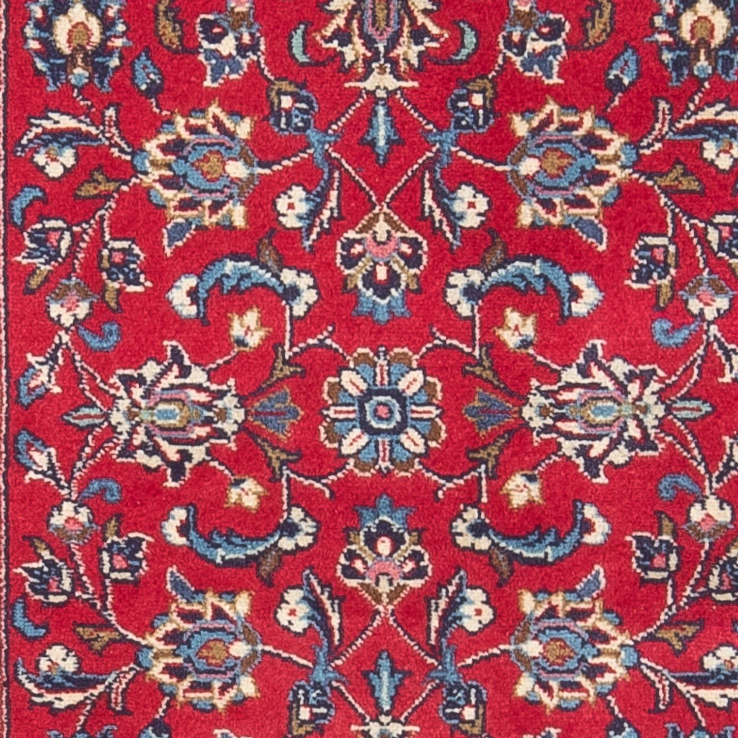 Alfombra persa - Keshan - 142 x 68 cm - rojo