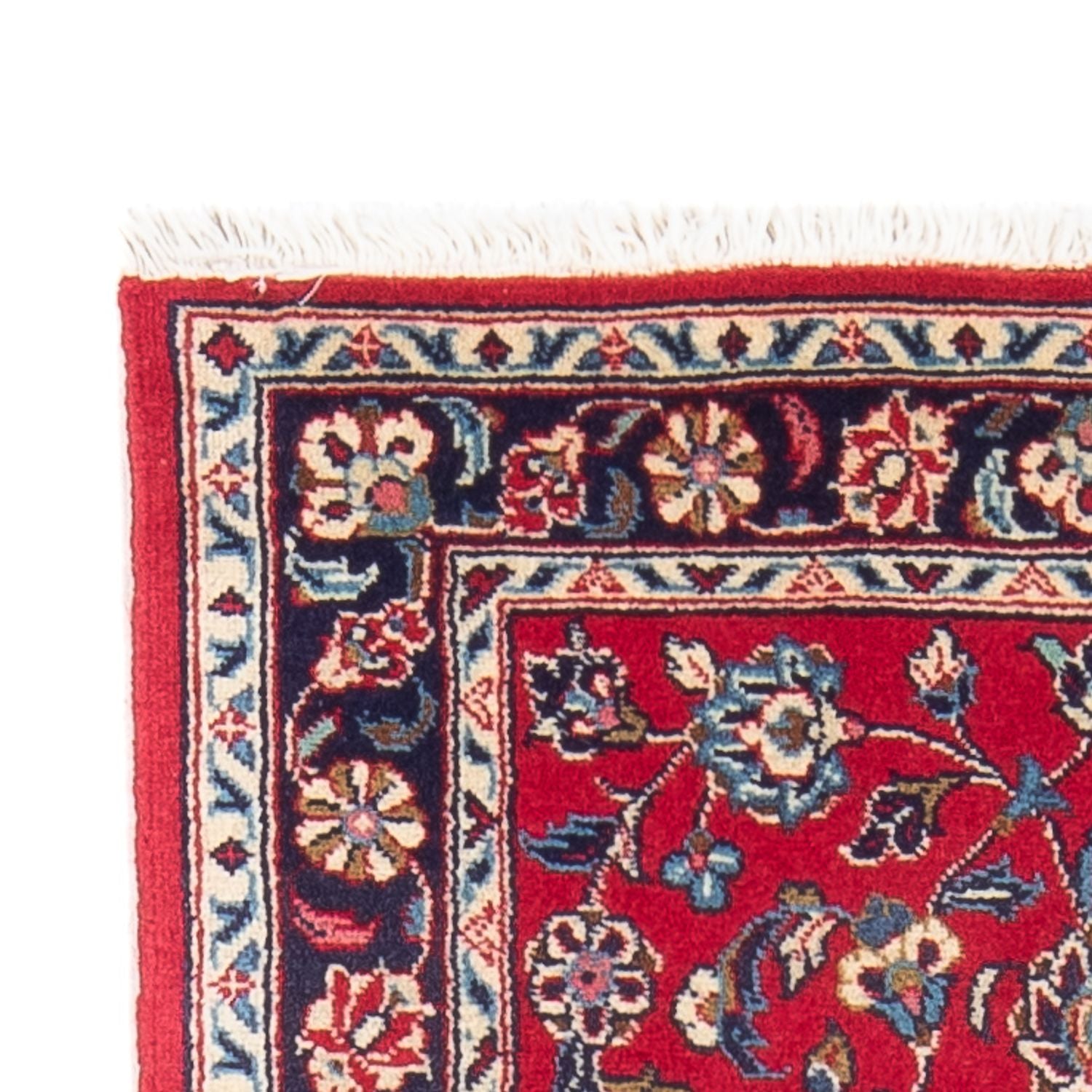 Alfombra persa - Keshan - 142 x 68 cm - rojo