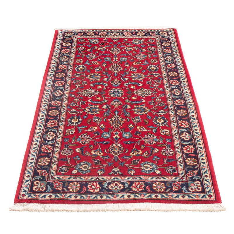 Alfombra persa - Keshan - 142 x 68 cm - rojo
