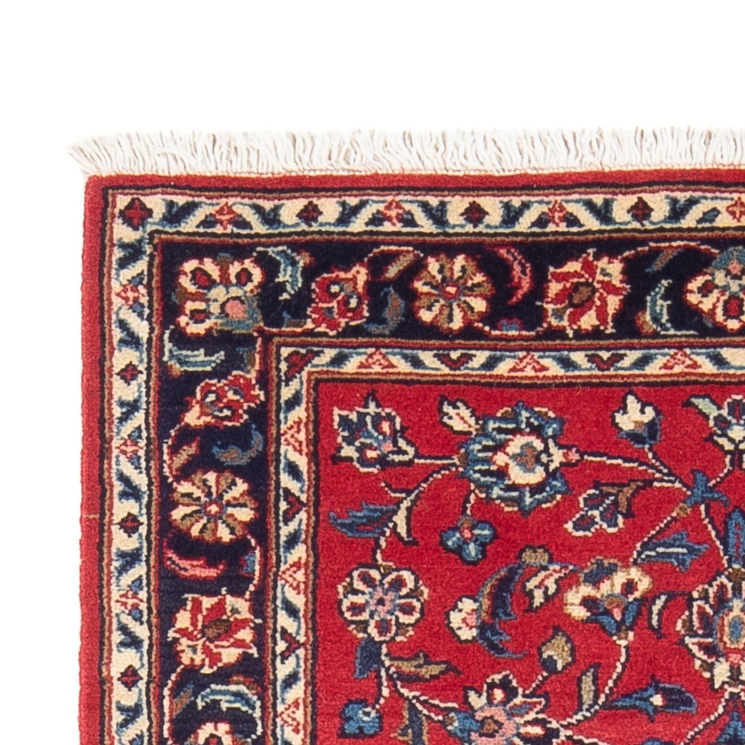 Alfombra persa - Keshan - 146 x 72 cm - rojo