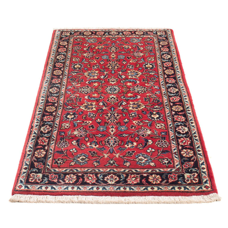 Alfombra persa - Keshan - 142 x 68 cm - rojo