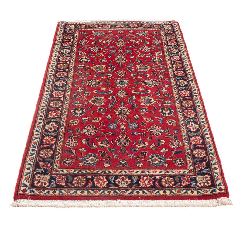 Alfombra persa - Keshan - 153 x 74 cm - rojo