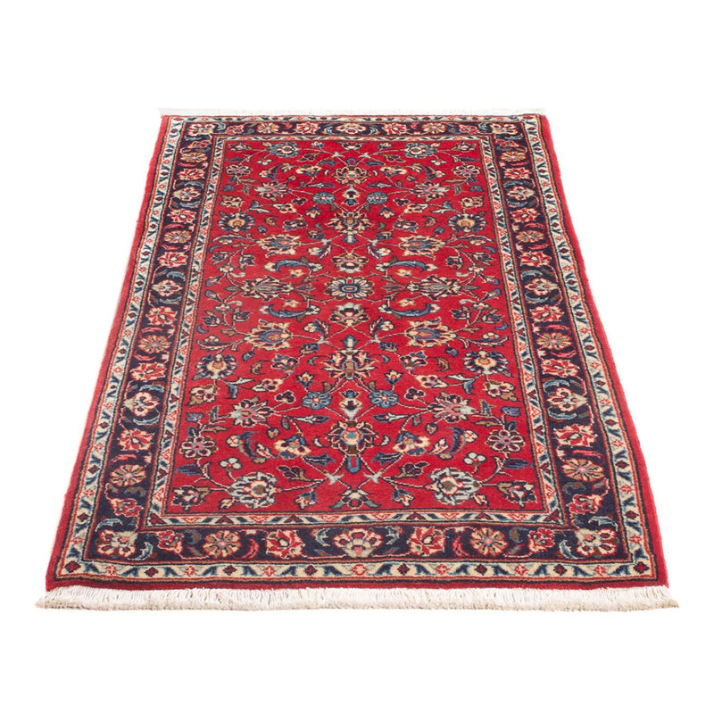 Alfombra persa - Keshan - 134 x 70 cm - rojo