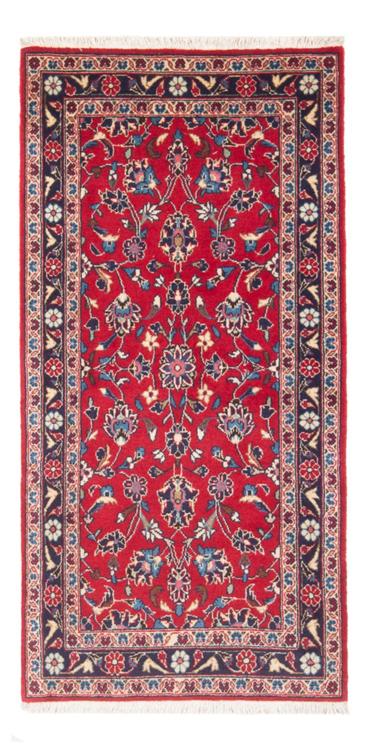 Alfombra de pasillo Alfombra persa - Keshan - 155 x 70 cm - rojo