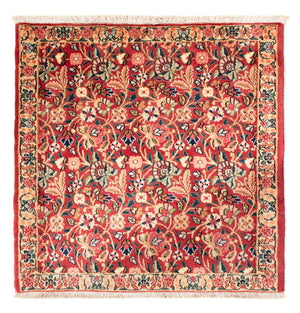 Alfombra persa - Nómada - 84 x 84 cm - rojo