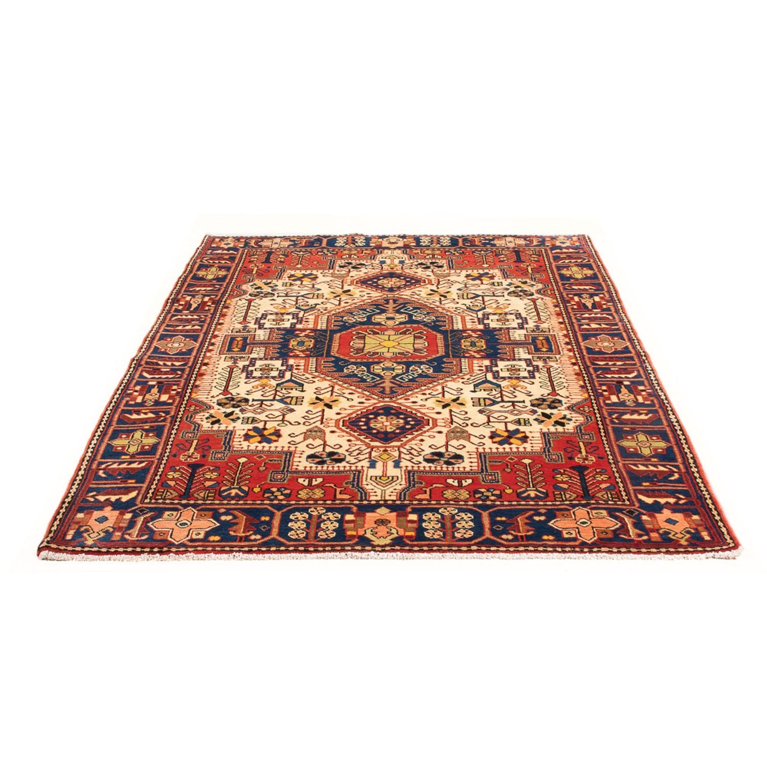 Alfombra persa - Nómada - 203 x 140 cm - azul