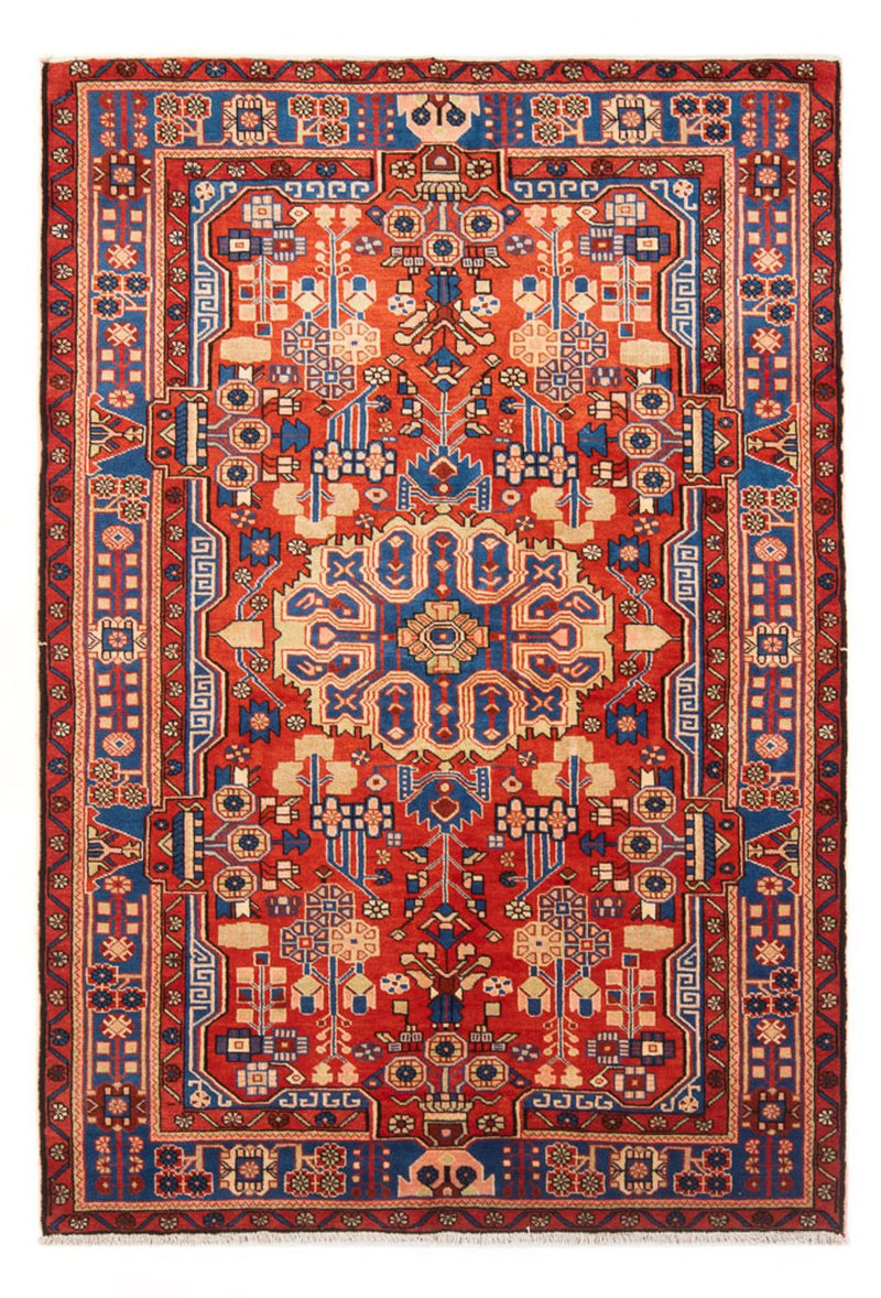 Alfombra persa - Nómada - 201 x 149 cm - rojo