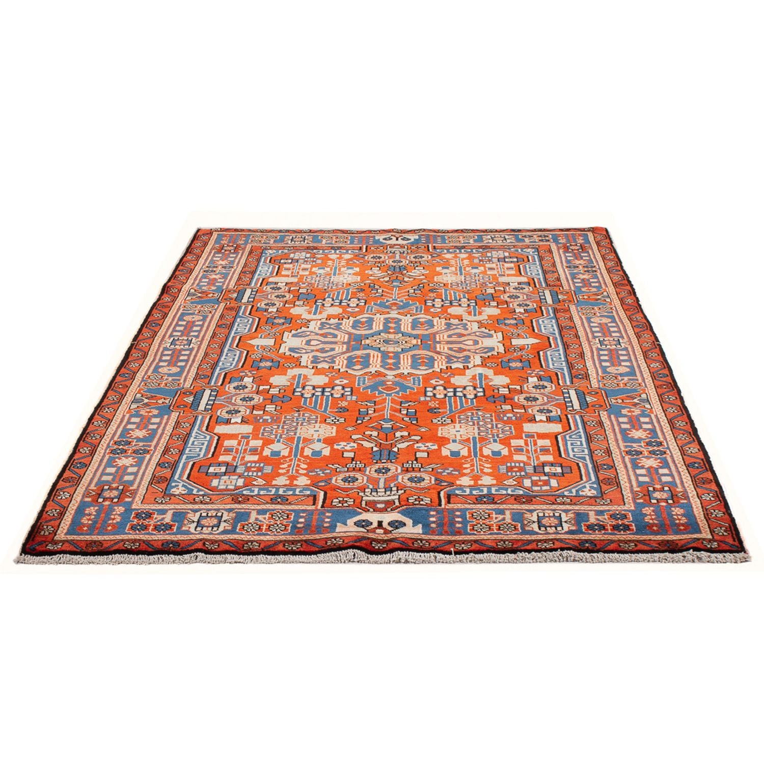 Alfombra persa - Nómada - 201 x 149 cm - rojo