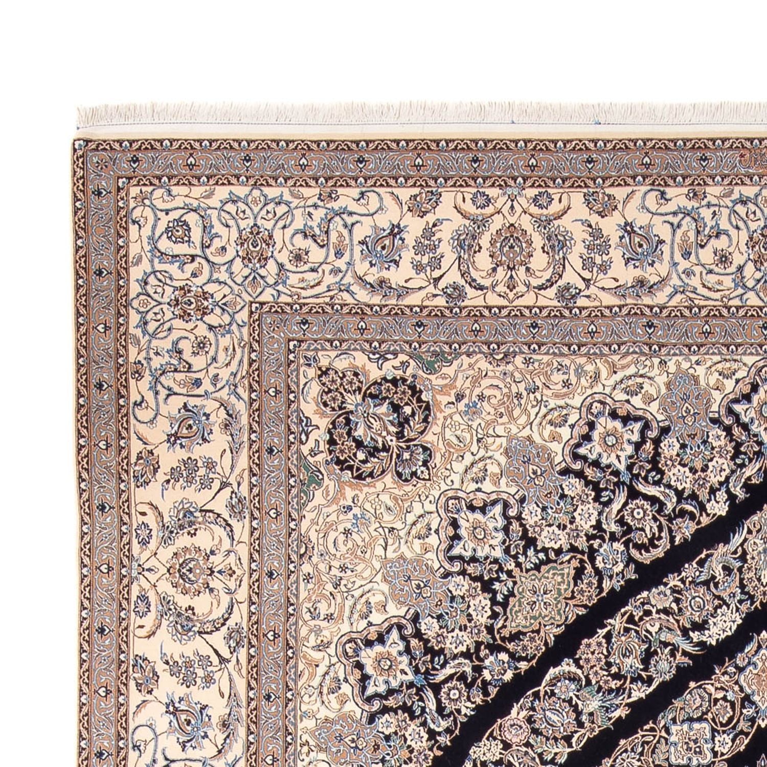Alfombra persa - Nain - 360 x 260 cm - marrón claro