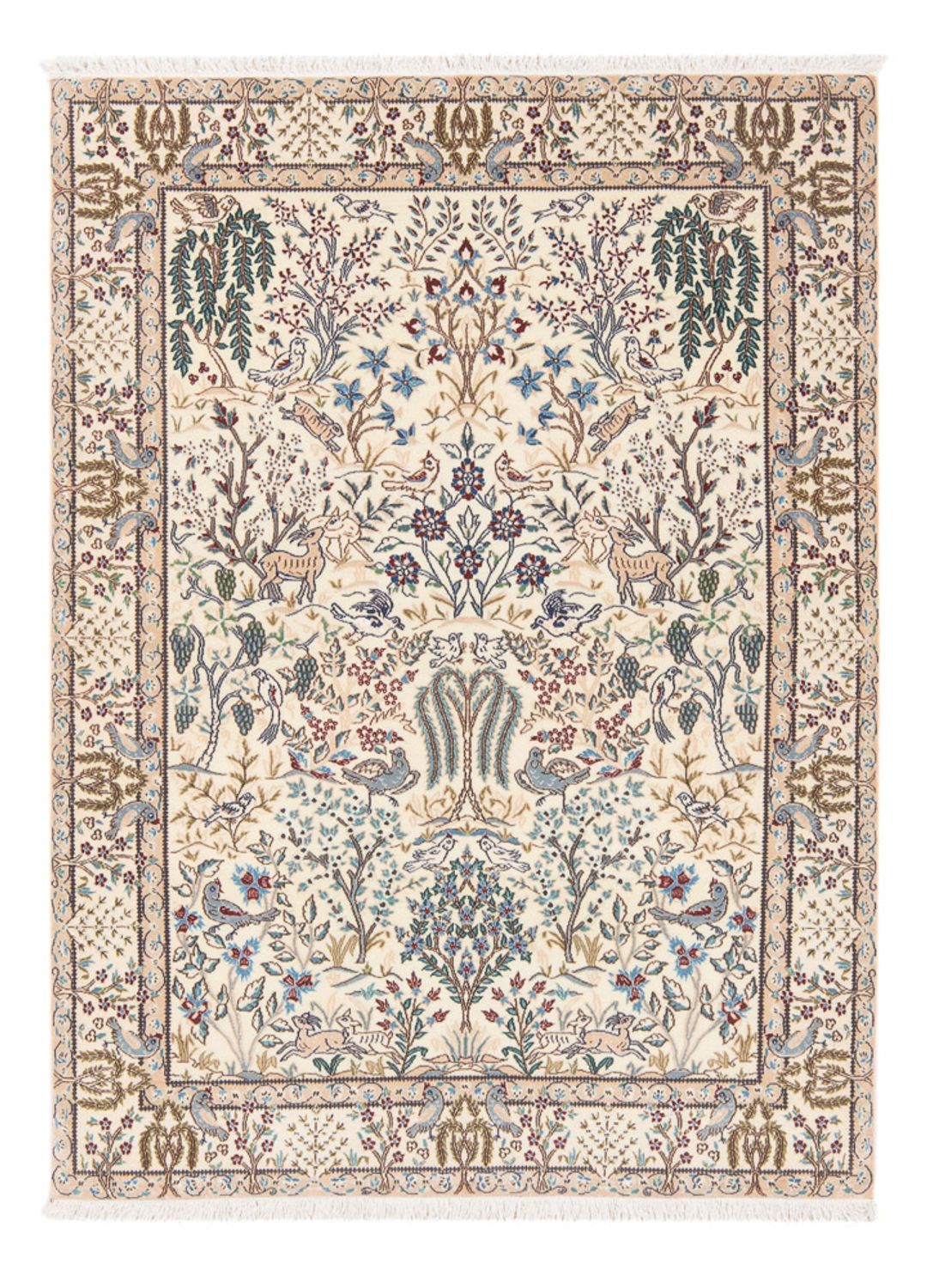 Alfombra Persa - Nain - Prima - 140 x 100 cm - crema