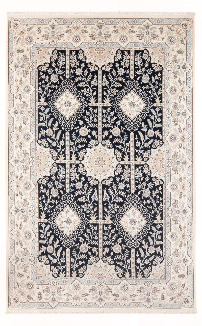 Alfombra Persa - Nain - Prima - 302 x 199 cm - azul oscuro