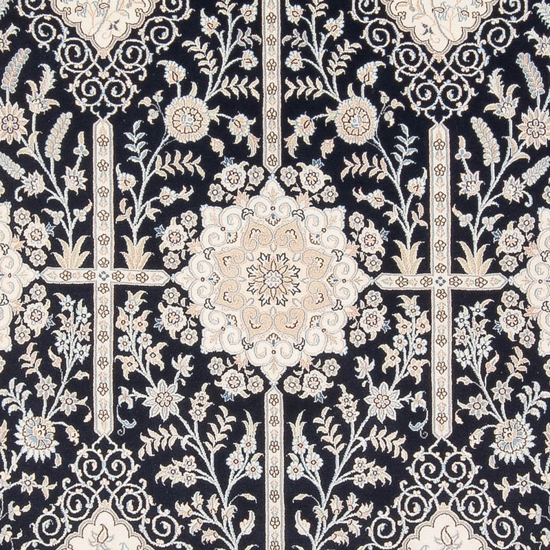 Alfombra Persa - Nain - Prima - 302 x 199 cm - azul oscuro
