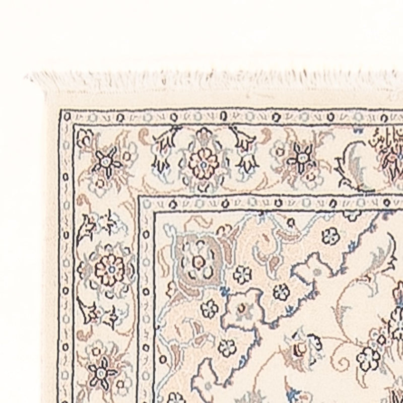 Alfombra de pasillo Alfombra Persa - Nain - Prima - 252 x 82 cm - crema