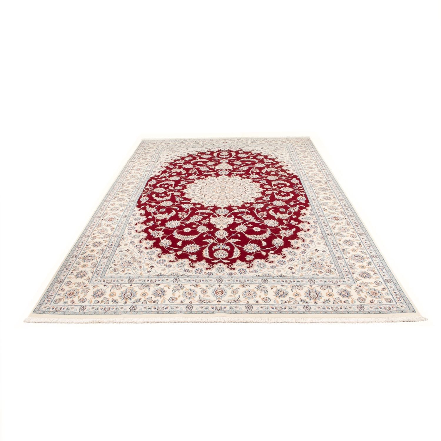 Alfombra Persa - Nain - Prima - 301 x 200 cm - rojo