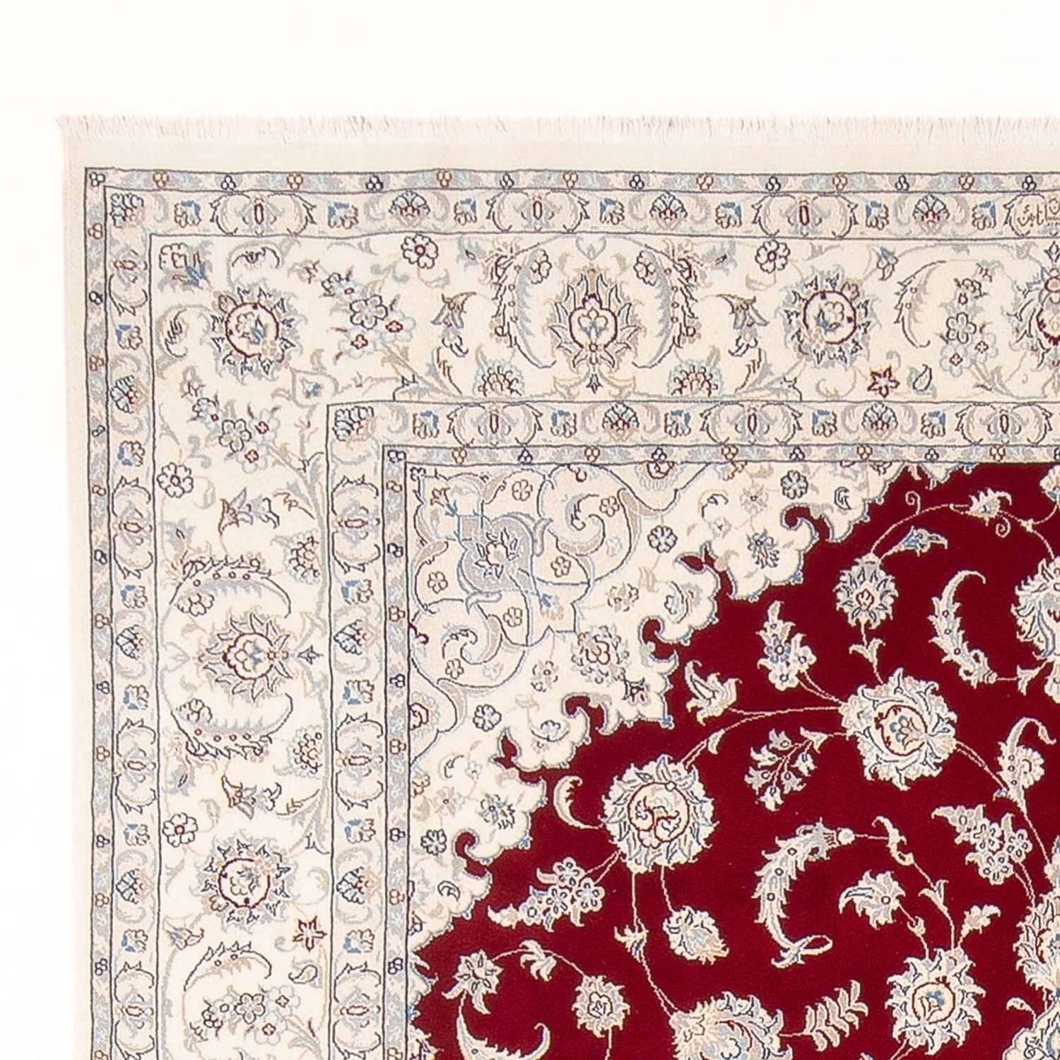 Alfombra Persa - Nain - Prima - 300 x 198 cm - rojo
