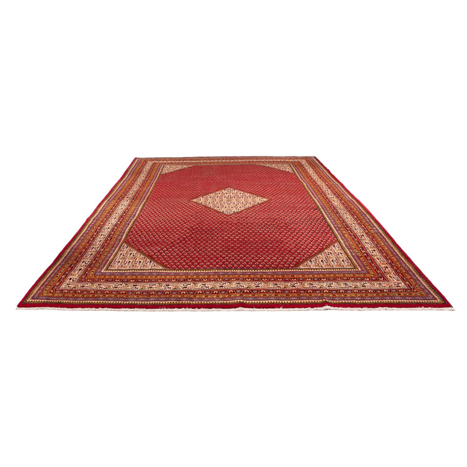 Alfombra persa - Mir - 406 x 276 cm - rojo