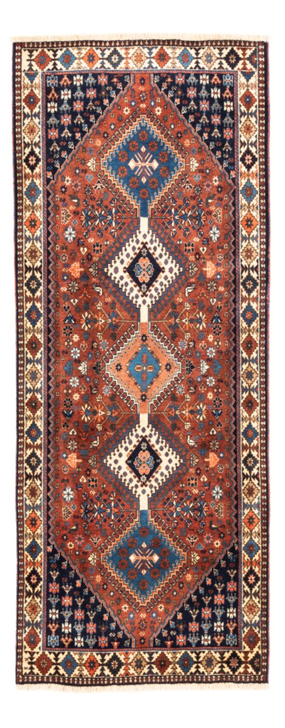 Alfombra de pasillo Alfombra persa - Nómada - 205 x 80 cm - rojo