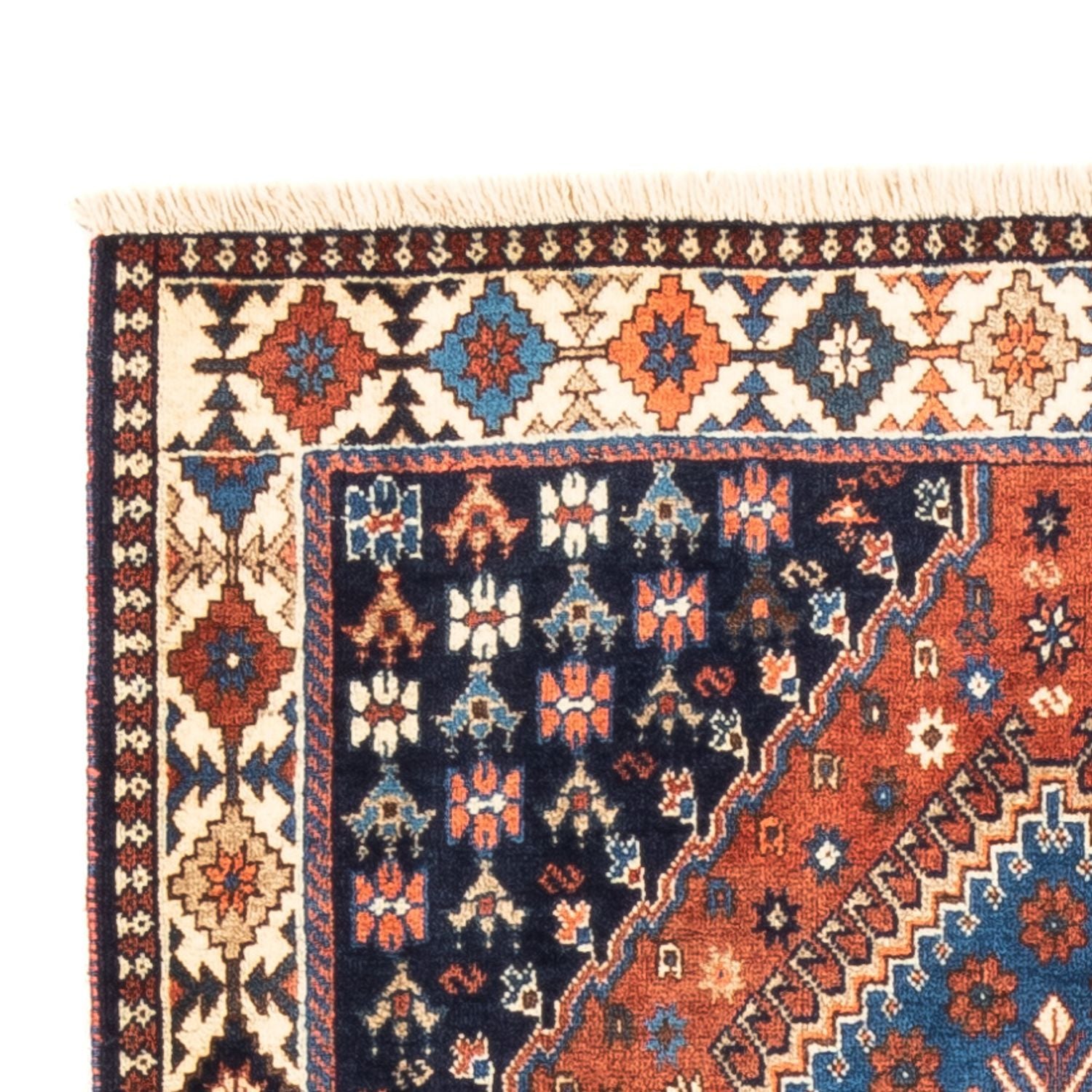 Alfombra de pasillo Alfombra persa - Nómada - 205 x 80 cm - rojo