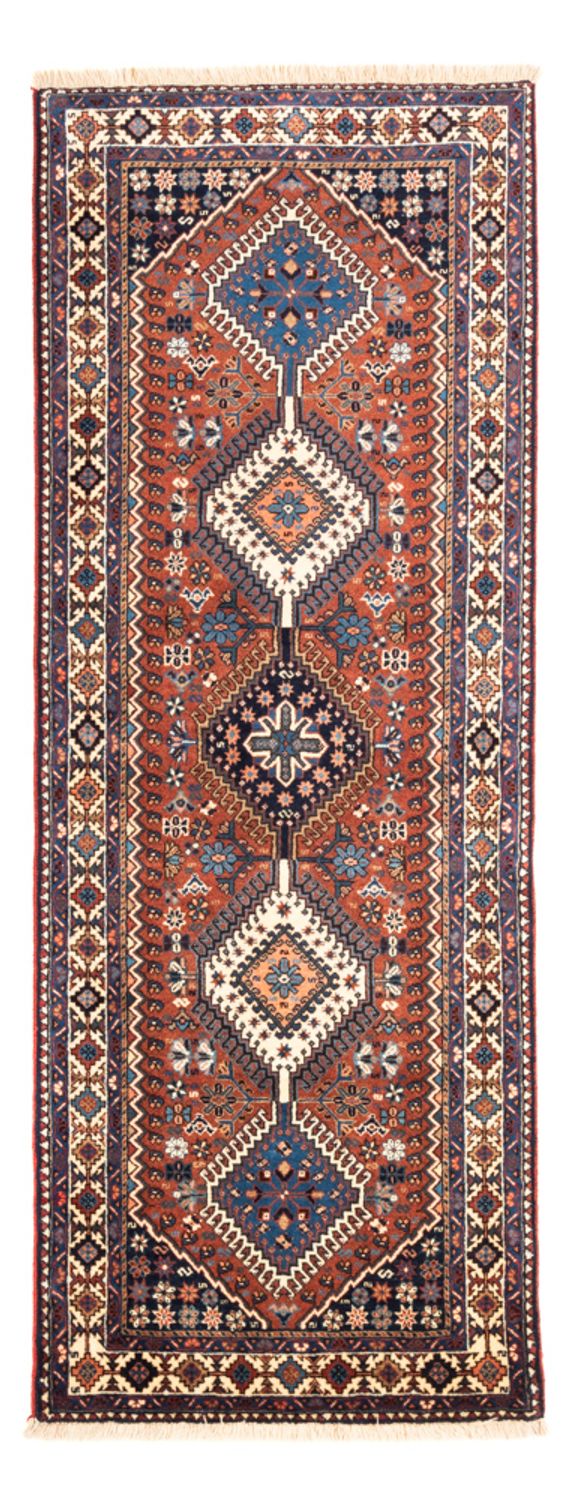 Alfombra de pasillo Alfombra persa - Nómada - 205 x 80 cm - rojo