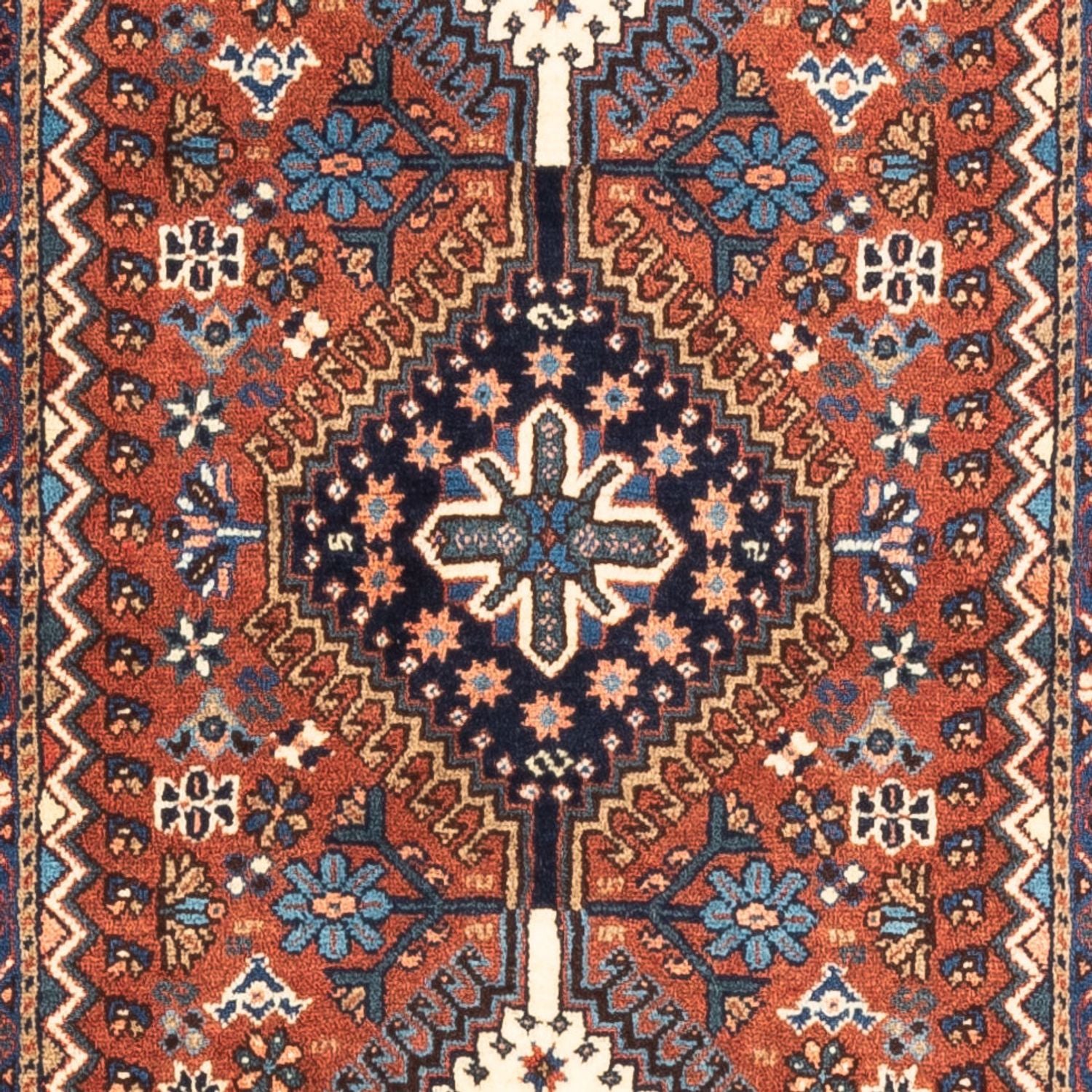 Alfombra de pasillo Alfombra persa - Nómada - 205 x 80 cm - rojo