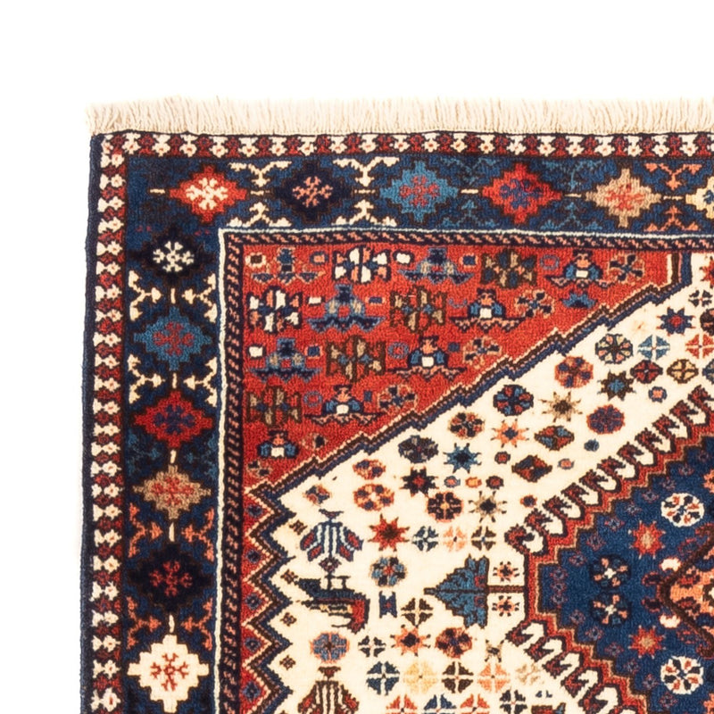 Alfombra persa - Nómada - 128 x 85 cm - crema