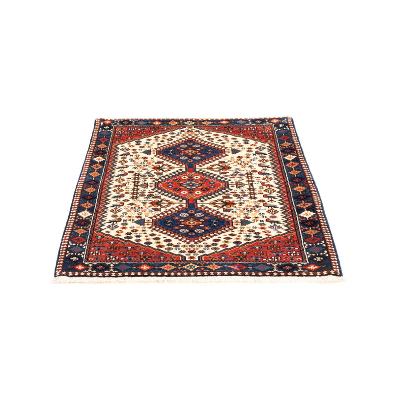 Alfombra persa - Nómada - 128 x 85 cm - crema
