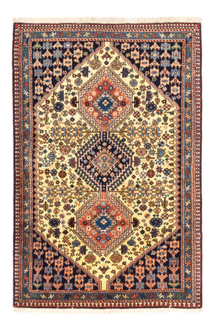 Alfombra persa - Nómada - 130 x 85 cm - amarillo