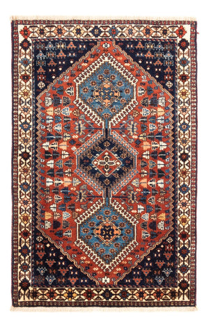 Alfombra persa - Nómada - 130 x 83 cm - rojo