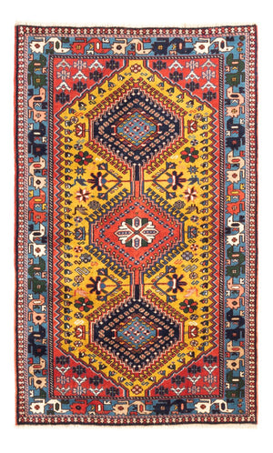 Alfombra persa - Nómada - 127 x 80 cm - amarillo