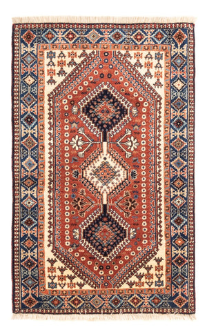 Alfombra persa - Nómada - 131 x 82 cm - rojo