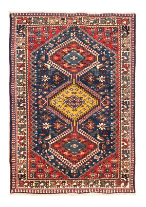 Alfombra persa - Nómada - 120 x 83 cm - azul oscuro