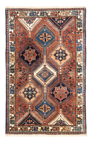 Alfombra persa - Nómada - 128 x 81 cm - rojo