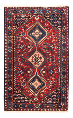Alfombra persa - Nómada - 122 x 80 cm - rojo